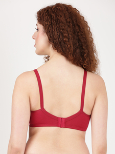 Sujetador sin costuras de cobertura total para mujer, con cierre trasero, soporte envolvente, suave, cómodo, transpirable, lencería para uso diario, venta al por mayor - Product Image 3