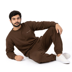 Custom Sweatsuits for Sportswear Clothing Brands with Cotton Blend <b>Hoodie</b> Jogger Sets - Product Image 5
