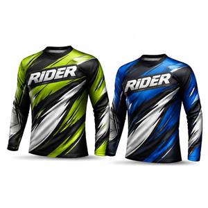 Jersey de Ciclismo Personalizado, Transpirable, Impermeable y de Secado Rápido, Diseñado para Motocross, Descenso y Ciclismo de Montaña Profesional - Product Image 1
