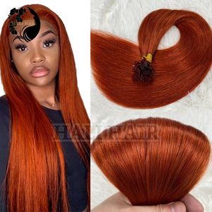 Premium 100g Dyed <b>Body</b> Wave Remy Human <b>Hair</b> Extensions Double Drawn Keratin Infused Flat Tip Super Single - Product Image 5