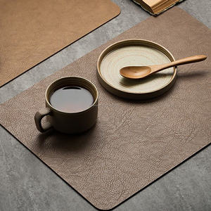 Smooth Texture Genuine Leather <b>Place</b> <b>Mat</b> for Restaurant Dining Table Non Slip Easy Clean Smell Proof Heavy Duty Durable LPM-0033 - Product Image 6
