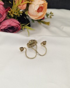 Designer Antique Gold Plated Brass Double Finger <b>Ring</b> Wholesale Kundan Gemstone Two Finger Adjustable <b>Statement</b> <b>Ring</b> Collections - Product Image 6
