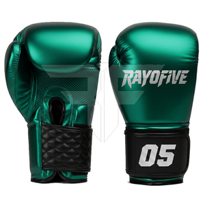 ถุงมือชกมวยสำหรับผู้ใหญ่ถุงมือหนังแบบมืออาชีพที่มีความชื้นและปิดด้วยตะขอและห่วง - Product Image 1