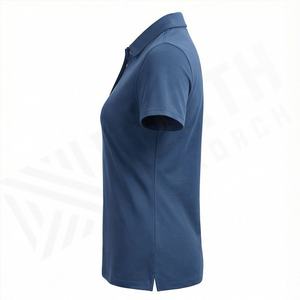 Polo de golf uni pour femme, personnalisable, de haute qualité, pour le sport et les loisirs, avec logo et couleur sur mesure, vente en gros - Product Image 3