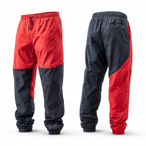Streetwear Lightweight Summer Windbreaker Cargo <b>Trouser</b> for Men Waterproof Breathable Outdoor <b>Drawstring</b> Waist Pants - Product Image 4