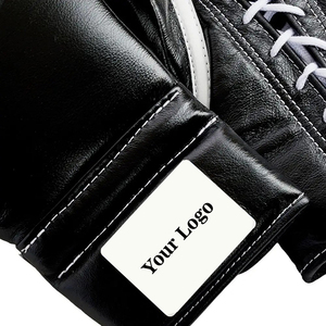 Gants de boxe en cuir de vache véritable sur mesure, gants d'entraînement professionnels, gants de Muay Thai, gants de kickboxing, vente en gros OEM - Product Image 4