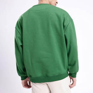 Sweat-shirts unisexe à col rond en molleton épais 100 % coton, haute qualité, personnalisables, couleur unie, faible MOQ, marque indépendante - Product Image 4