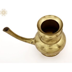 11 pouces en laiton fait à la main Kerala Kindi (navire) ustensiles de cuisine et de salle à manger Homde Decor Brass Kindi - Product Image 4