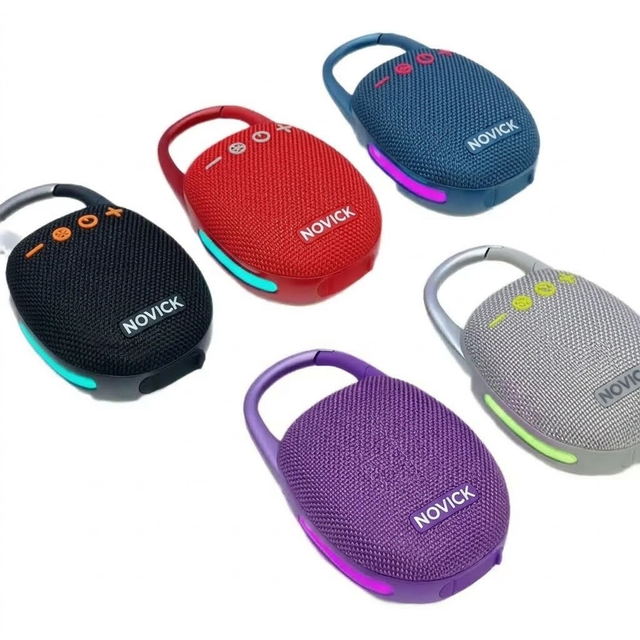 6W Portable Wireless Speaker IPX7 Waterproof RGB Light Speaker 1200mAh Rechargeable Outdoor Sports Speaker TWS Stereo Deep Bass