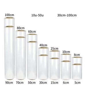 Película Retráctil Transparente Personalizada de PVC/PE, Película de Plástico Suave para Envolver Palés, Material LLDPE para Alimentos - Product Image 3