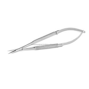กรรไกรตัดเส้นเลือดแบบด้ามจับสปริงขนาดเล็ก 5 นิ้ว (13 ซม.) ปลาย STR - Product Image 1