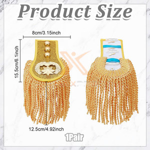 วัสดุคุณภาพดีเยี่ยม ทนทาน ผลิตตามสั่ง ปี 2026  ชุดเครื่องแบบพิธีการทันสมัย  แผ่นประดับไหล่ - Product Image 5