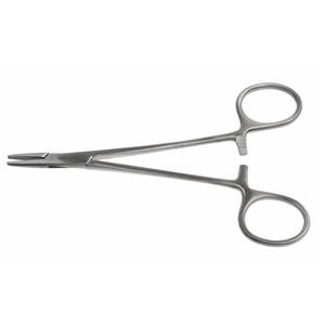 Olsen Hegar Needle Holder, Needle Driver with Scissors Cutting Edges, Scissor Clamp Forceps with Tungsten Carbide (6 Inch) Stain - Product Image 3