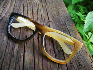 Handmade Buffalo Horn Glasses <b>Frame</b> Horn Optical Glasses <b>Frame</b> square Round Horn Glasses Eye-wear - Product Image 6