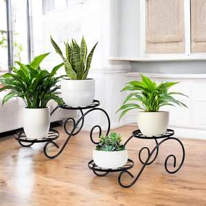 Metal <b>Plant</b> <b>Stand</b> for Living Room Modern Indoor Flower <b>Pot</b> <b>Stand</b> for Home & Office Decor - Product Image 4