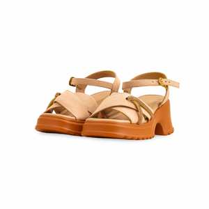 Sandale à talon formelle fauve pour filles KD5695 - Product Image 3