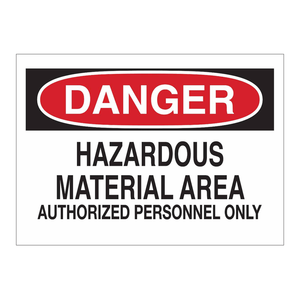 Señal de Advertencia: Área de Material Peligroso, Solo Personal Autorizado, para Uso en Laboratorios e Industrias - Product Image 3