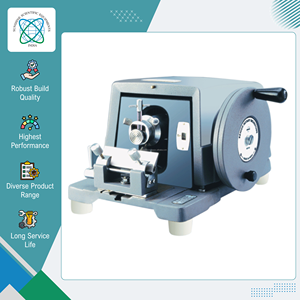 Micrótomo Rotatorio de Acero Inoxidable de Primera Calidad con Recubrimiento de Color, con Cuchilla Giratoria para Microscopia a un Precio Impresionante - Product Image 5