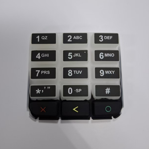 Mềm <span class=keywords><strong>Silicone</strong></span> Cao Su Đàn Hồi Bảng Điều Chỉnh Số Ma Trận Bàn Phím Điều Khiển Chuyển Đổi Nút Bàn Phím Bàn Phím - Product Image 1