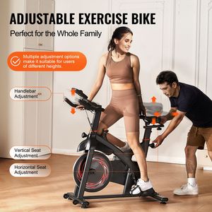 Bicicleta de Ejercicio Estática con Resistencia Magnética Ajustable, Bicicleta de Cardio para el Hogar con Funcionamiento Silencioso - Product Image 6
