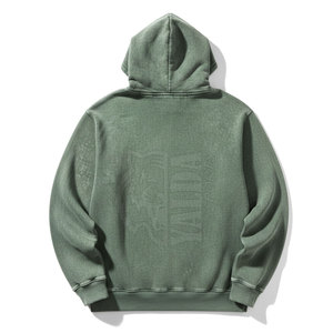 Sweat-shirts à capuche pour hommes de haute qualité, en tissu délavé à l'acide, coupe classique, respirants, écologiques, séchage rapide - Product Image 2