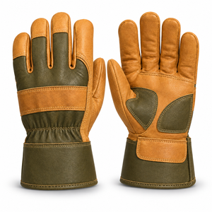 Gants de charpentier en cuir offrant une protection durable de la paume, un ajustement confortable et une prise sécurisée pour le travail du bois et les tâches générales. - Product Image 4
