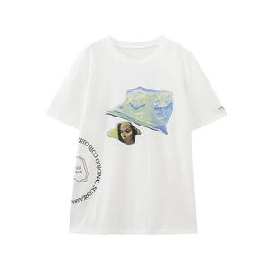 Camisetas de Moda para Mujer, 100% Algodón, Venta al por Mayor, Camisetas Estampadas para Mujer con Logotipo de Diseñador Personalizado - Product Image 1