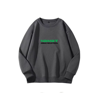 เสื้อสเวตเชิ้ตคอกลมชายขอบยางยืดแบบขยายพิเศษ ทรงคลาสสิกสำหรับผู้ชาย ผ้าฝ้ายผสมหนานุ่ม อุ่นสบาย เหมาะสำหรับกิจกรรมกลางแจ้ง - Product Image 5