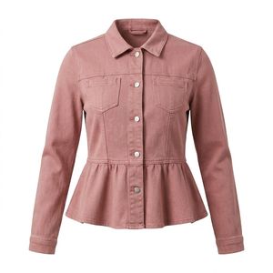 Veste en jean pour femme en denim brut avec surpiqûres contrastées pour marques de mode, faible MOQ, fournisseur en gros - Product Image 3