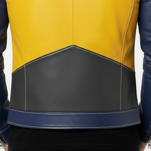 Veste en cuir véritable taille US, cuir d'agneau, édition limitée, appliqué brodé de diamants, veste d'hiver de haute qualité pour hommes - Product Image 6