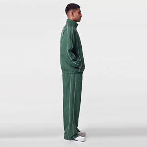 Stand Collar Men Baggy <b>Windbreaker</b> Tracksuit 100% Nylon Zipper Jacket Oversized Jogger Pants Men Hiking <b>Camping</b> Trackset - Product Image 3