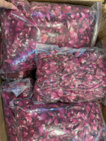 Pétales de rose séchés Pétales de rose séchés doux pour les desserts Mélanges de thé Boulangerie Artisanat du Vietnam Pétales de rose rouge séchés Look élégant
