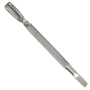 Outil de manucure et pédicure en gros, pousse-cuticules double face en acier inoxydable, nettoyeur d'ongles - Product Image 3