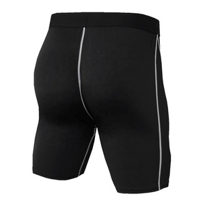 Wholesale <b>Men's</b> Solid Compression Shorts Custom <b>Base</b> <b>Layer</b> High Waist Elastic Waist Bodybuilding Stretch Workout Quick Dry - Product Image 4