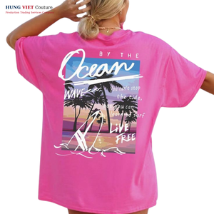 Sérigraphie Écologique Conception 3D Vintage Plage Ensemble Décontracté Vierge En Gros T-shirt Personnalisé Hommes Chemises Hawaïennes - Product Image 1