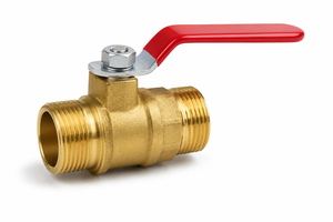 Vanne à boisseau sphérique en fonte NPT mâle-femelle 1/2 po, à passage plein, avec joint PTFE, commande manuelle, poignée rouge, DN15 DN20 DN25, pour conduite d'eau - Product Image 3