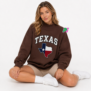 Sudadera con cuello simulado y apliques de letras personalizadas para mujer, con bloques de color a cuadros, estilo vintage, oversize, tipo jersey - Product Image 4
