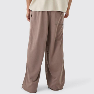 Premium Heavyweight Wide Leg Sweatpants Custom Logo <b>Baggy</b> Joggers Loose Fit Streetwear Casual Cotton <b>Men's</b> <b>Trousers</b> - Product Image 5