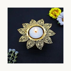 Porte-bougie décoratif en métal, design élégant et moderne, pour la maison, les mariages et les centres de table. - Product Image 5