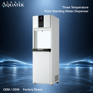 AQUATEK AQ-1513T Fabricante OEM ODM de Dispensadores de Agua Fría y Caliente con Pantalla Táctil LCD para Proyectos Comerciales - Product Image 1