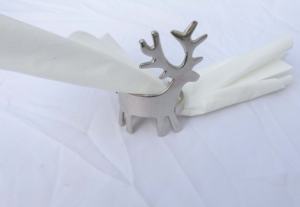 Anillos de servilletas de negocios minimalistas para bebé, servilletas hechas a mano de oro para boda y fiesta, informal, espacio de lujo, San Valentín - Product Image 2