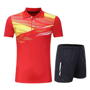 Camiseta de Bádminton Dry Fit Personalizable al por Mayor para Hombre, Uniforme Deportivo Transpirable, Ropa de Tenis Personalizable de Fábrica - Product Image 3