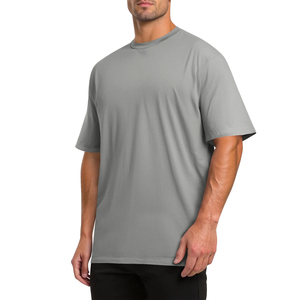 Camiseta de Manga Corta para Hombre, Cuello Redondo, Estilo Hip Hop, Tejido Personalizado de Alta Calidad, 100% Algodón, Grueso, Transpirable - Product Image 2