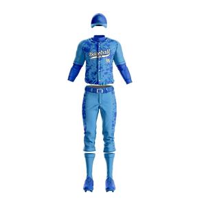 Conjunto de Camiseta y Pantalones de Béisbol Transpirables con Estampado Digital y Logotipo Frontal para Adultos, Uso Invernal por Clubes, Escuelas y Equipos - Product Image 2