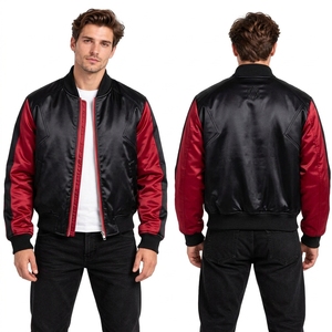 Chaqueta de Béisbol Vintage Estética de Dos Tonos con Mangas Raglán en Contraste, Transpirable, con Botones a Presión, Tallas Grandes - Product Image 1