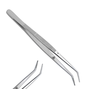 Pinzas de Algodón de Alta Calidad London College, Pinzas de Diagnóstico de Acero Inoxidable Premium con Agarre Antideslizante para Procedimientos de Precisión - Product Image 1
