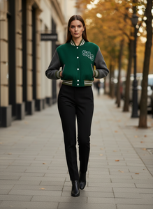 Vestes de baseball pour femmes de qualité supérieure, style varsity, pour le streetwear, avec logo brodé personnalisé - Product Image 2