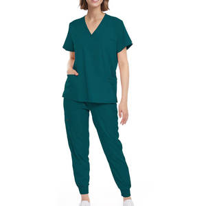 Tenue de Travail Médicale : Blouse et Pantalon Confortables en Tissu Respirant Léger pour Usage Quotidien des Soignants - Product Image 1