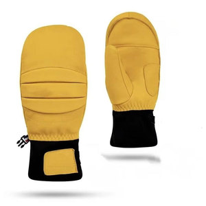 Mitaines de ski avec doublure douce, protection thermique, tissu résistant au vent, conçues pour les sports d'hiver en plein air par temps froid - Product Image 1