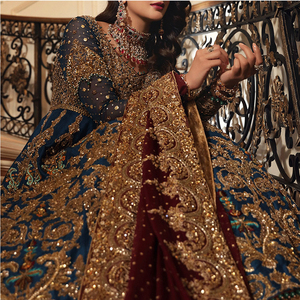 Vestidos de Fiesta para Bodas Pakistaníes, Trajes de Boda Festivos, Traje Shalwar Kameez, Traje Anarkali Indio Sólido Listo para Usar para Mujer - Product Image 5